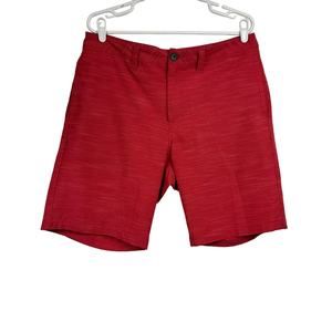 Travis Mathew Shorts Red Size 34 Golf Tennis